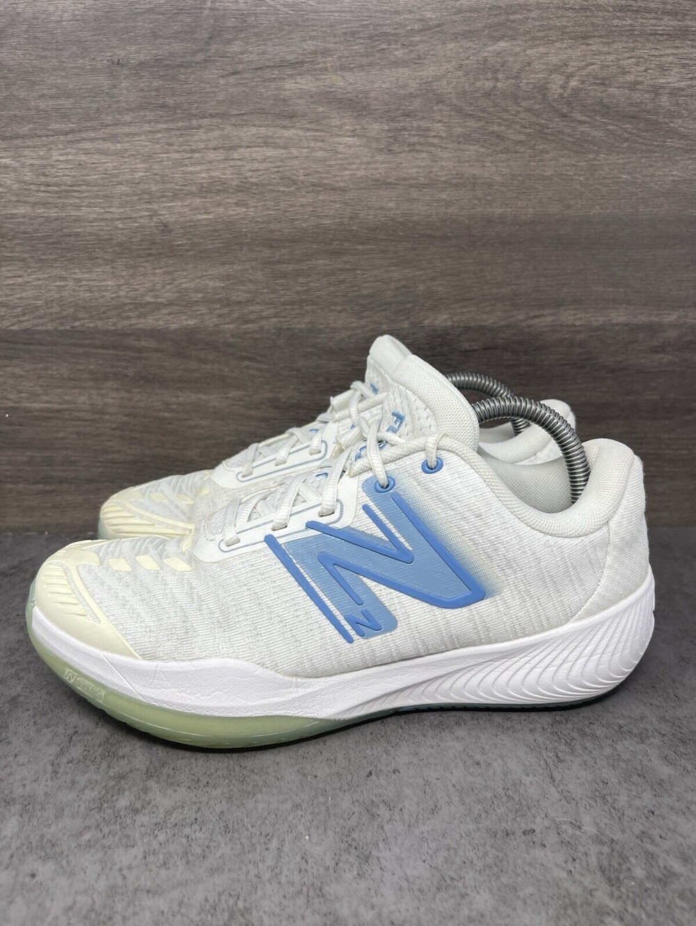 New Balance FuelCell 996v5 White Blue Size 9 Womens Tennis Pickleball Shoes